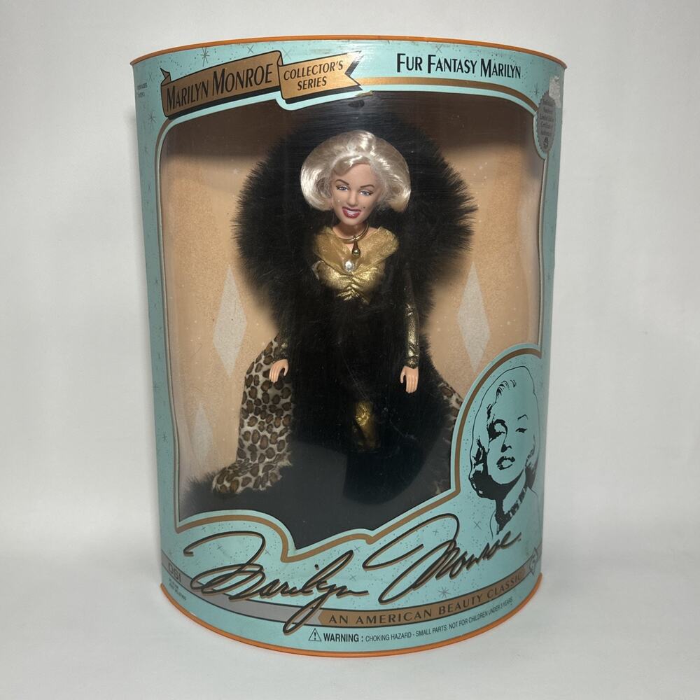 Marilyn Monroe Vintage Doll Collectors Series #5 Fur Fantasy 1993 NIB Sealed